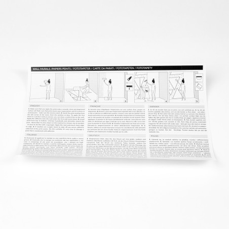 Wall mural installation instructions